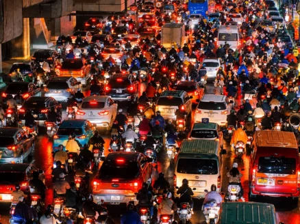 Motorbike traffic - Hero picture