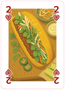 A crispy baguette filled with savory meats, pickled veggies, and fresh herbs—Vietnam’s beloved fusion of French and local flavors