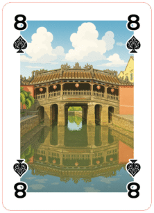 A 16th-century covered bridge with ornate carvings—blending Japanese, Chinese, and Vietnamese influences in the heart of Hội An