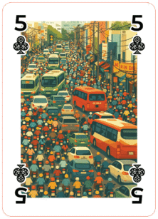 A whirlwind of scooters weaving through the streets—Vietnam’s vibrant, chaotic, and unmistakable rhythm of daily life